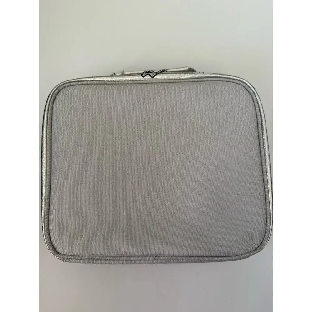 Justice Silver Holographic Vibes Insulated Handle Lunch Bag Lunch Tote Lunch Box